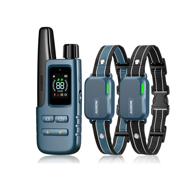 4500FT Remote Dog Training Collar, Adjustable Waterproof Rechargeable Pet Training Device with 4 Modes & 2 Channels, Long Range Behavior Control Collar for Outdoor Dogs