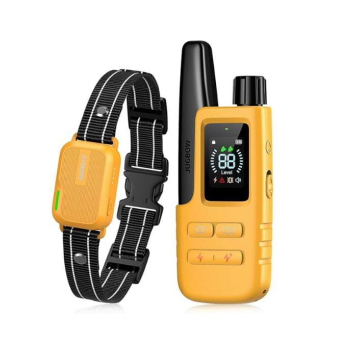 4500FT Remote Dog Training Collar, Adjustable Waterproof Rechargeable Pet Training Device with 4 Modes & 2 Channels, Long Range Behavior Control Collar for Outdoor Dogs