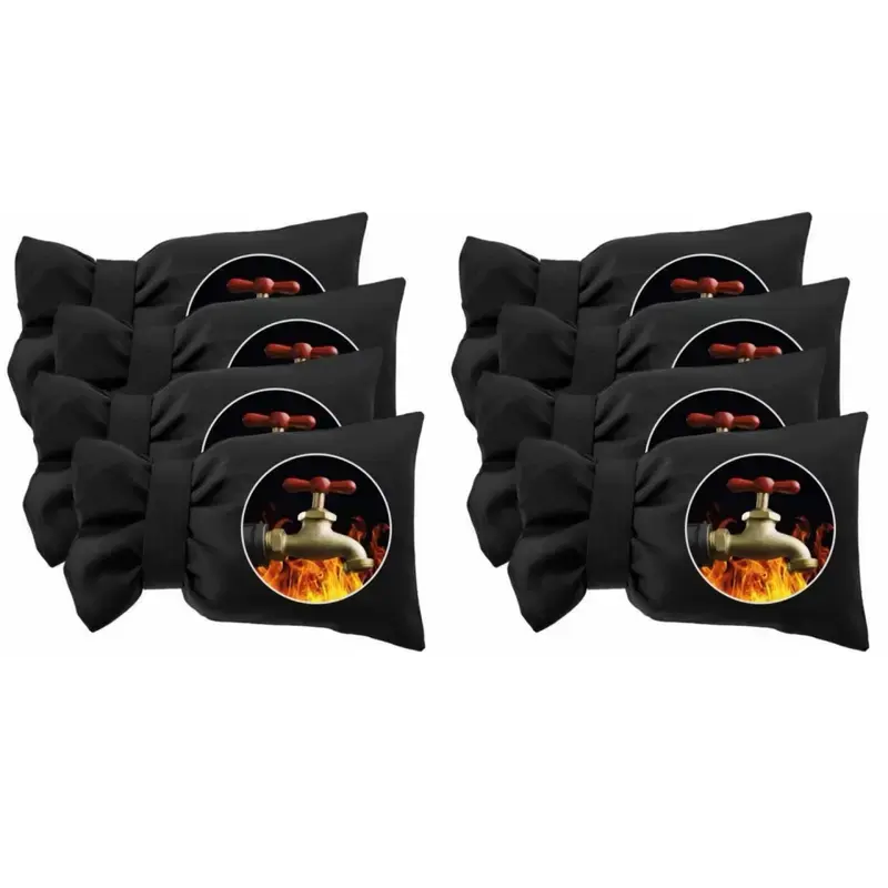 4/8-Pack Outdoor Faucet Covers, Waterproof Insulated Faucet Socks with Adjustable Strap, Reusable Winter Freeze Protection for Outdoor Garden & Patio