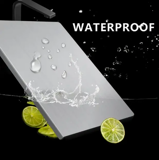 Stainless Steel Cutting Board, Non-Slip Durable Chopping Board with Mold-Resistant Surface, Easy-Clean Kitchen Prep Board for Meat, Vegetables & Daily Food Preparation