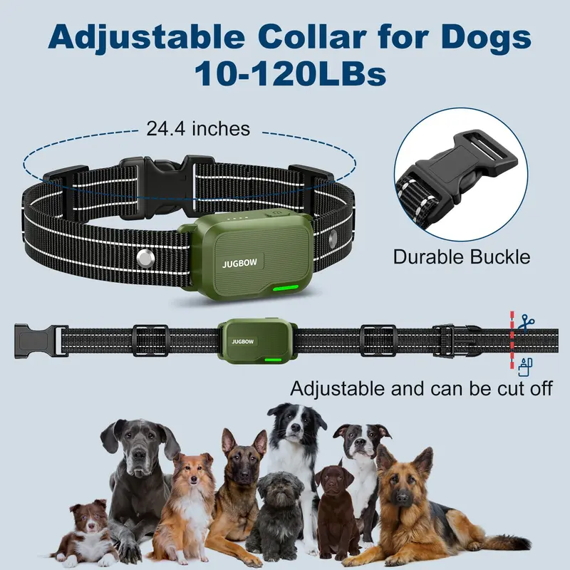 4500FT Remote Dog Training Collar, Adjustable Waterproof Rechargeable Pet Training Device with 4 Modes & 2 Channels, Long Range Behavior Control Collar for Outdoor Dogs