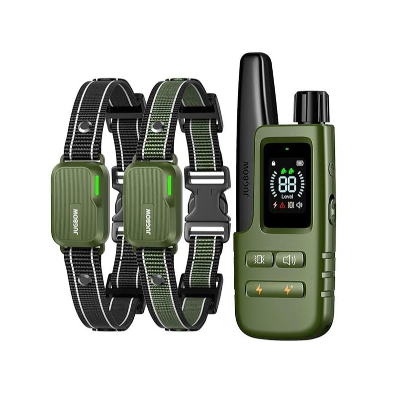 4500FT Remote Dog Training Collar, Adjustable Waterproof Rechargeable Pet Training Device with 4 Modes & 2 Channels, Long Range Behavior Control Collar for Outdoor Dogs