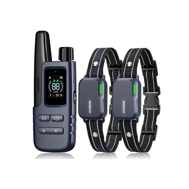 4500FT Remote Dog Training Collar, Adjustable Waterproof Rechargeable Pet Training Device with 4 Modes & 2 Channels, Long Range Behavior Control Collar for Outdoor Dogs